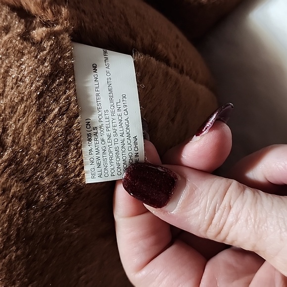 VINTAGE CHRISTMAS  MERRY MOOSE 🫎  STUFFED TOY  👀 SEE PHOTOS OF CONDITION  ! - Picture 7 of 9